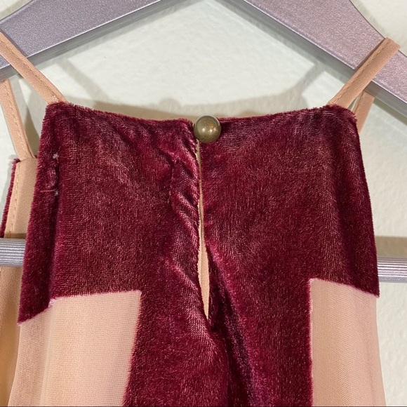 Clover + Scout Velvet Rose Top Size XS - Picture 4 of 8